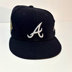 New Era 1995 World Series Atlanta Navy Fitted Cap 7 1/2